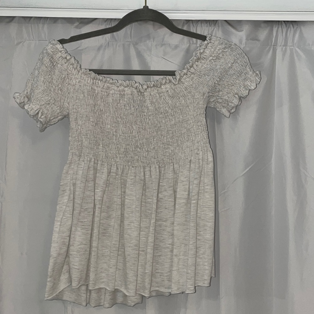 Off the shoulder stretchy top